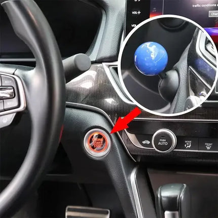 Start Button Push Start Auto Ignition Button Cover Car One-Touch Button Rocker Car Engine Push Start Stop Lever Car Accessories