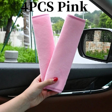Comfortable Seat Belt Cover Auto Accessories Auto Interior Shoulder Protector Soft Plush